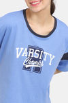 Rosaline Easy Movement Relaxed Top - Blue Bonnet — thumbnail 5
